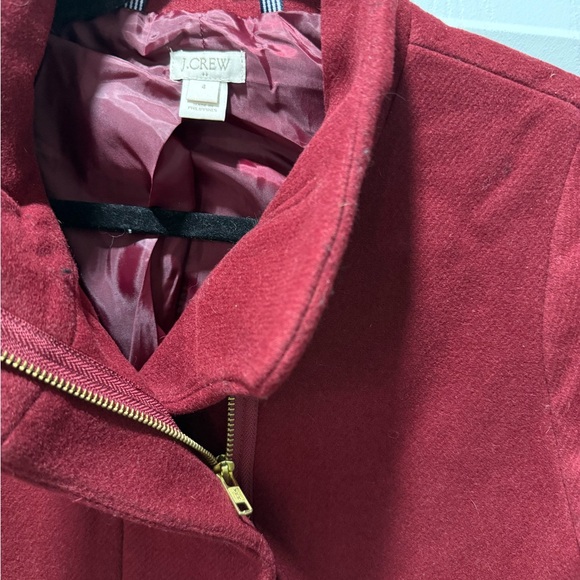 J. Crew Classic Red Pea Coat - Picture 6 of 6